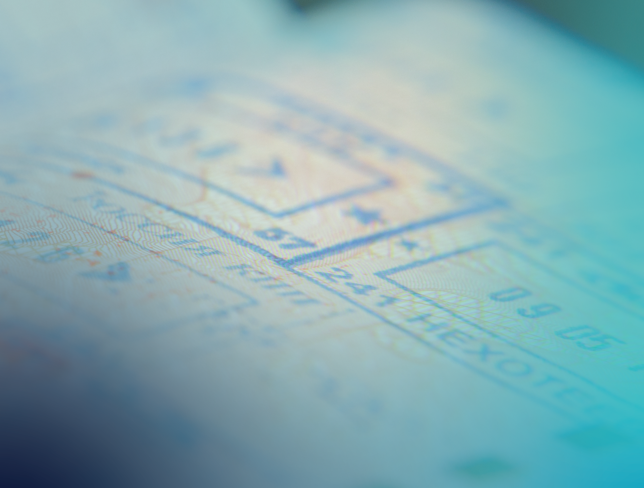 Zdjęcie stampila stempel w paszporcie